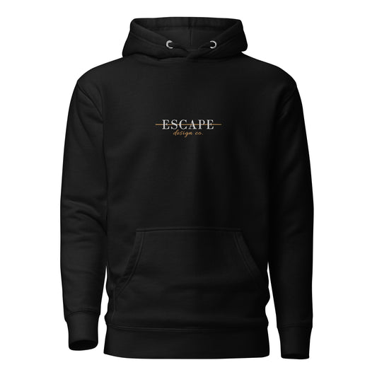 Unisex Escape Embroidered Athletic Fit Hoodie